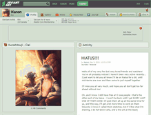 Tablet Screenshot of ikanon.deviantart.com