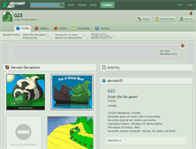 Tablet Screenshot of g23.deviantart.com