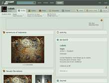 Tablet Screenshot of cobek.deviantart.com