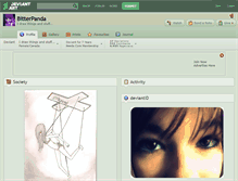 Tablet Screenshot of bitterpanda.deviantart.com