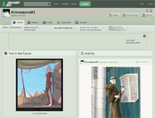 Tablet Screenshot of kronosaurus82.deviantart.com