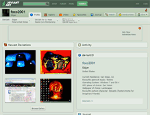 Tablet Screenshot of foco2001.deviantart.com