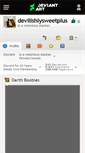 Mobile Screenshot of devilishlysweetplus.deviantart.com