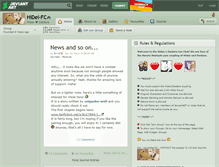 Tablet Screenshot of hidei-fc.deviantart.com