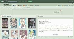 Desktop Screenshot of damesport.deviantart.com
