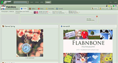 Desktop Screenshot of flabnbone.deviantart.com
