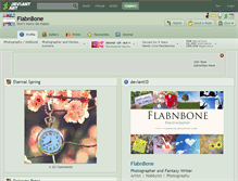 Tablet Screenshot of flabnbone.deviantart.com