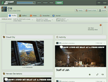 Tablet Screenshot of cyii.deviantart.com