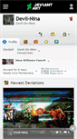 Mobile Screenshot of devil-nina.deviantart.com