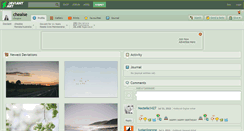Desktop Screenshot of chealse.deviantart.com