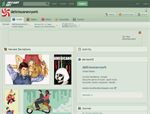 Tablet Screenshot of deliciousnewyork.deviantart.com