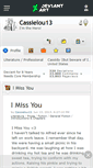 Mobile Screenshot of cassielou13.deviantart.com