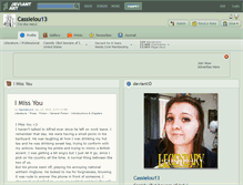 Tablet Screenshot of cassielou13.deviantart.com