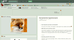 Desktop Screenshot of catbeast17.deviantart.com