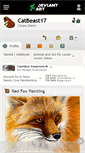 Mobile Screenshot of catbeast17.deviantart.com