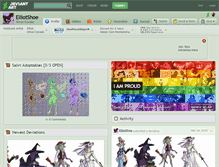 Tablet Screenshot of elliotshoe.deviantart.com