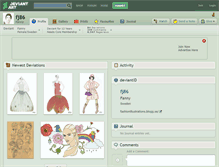 Tablet Screenshot of fj86.deviantart.com