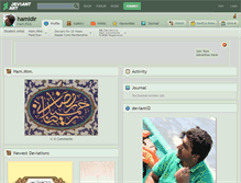 Tablet Screenshot of hamidir.deviantart.com
