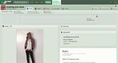 Desktop Screenshot of moshing-emo-stock.deviantart.com