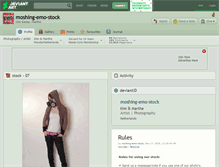 Tablet Screenshot of moshing-emo-stock.deviantart.com