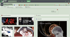 Desktop Screenshot of lilium-tenebrae.deviantart.com