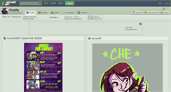 Desktop Screenshot of chebits.deviantart.com