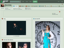 Tablet Screenshot of diaconissa.deviantart.com