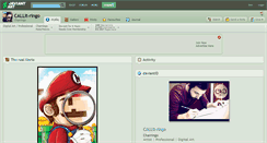 Desktop Screenshot of callit-ringo.deviantart.com