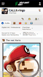 Mobile Screenshot of callit-ringo.deviantart.com