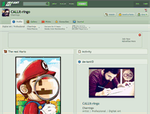 Tablet Screenshot of callit-ringo.deviantart.com