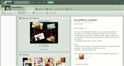 Desktop Screenshot of envywinry.deviantart.com