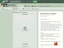 Tablet Screenshot of envywinry.deviantart.com