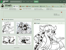 Tablet Screenshot of n8dogg5k.deviantart.com