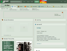 Tablet Screenshot of hi-liter.deviantart.com