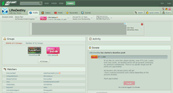 Desktop Screenshot of lifesdestiny.deviantart.com