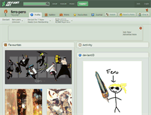 Tablet Screenshot of fero-pero.deviantart.com