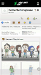 Mobile Screenshot of demented-cupcake.deviantart.com