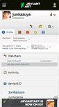 Mobile Screenshot of junkazuya.deviantart.com