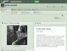 Tablet Screenshot of bloody-rose-black.deviantart.com