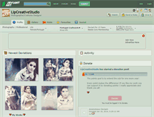 Tablet Screenshot of lipcreativestudio.deviantart.com