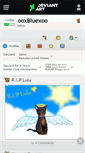 Mobile Screenshot of ooxbluexoo.deviantart.com