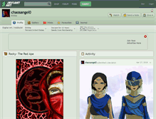 Tablet Screenshot of chaosangel0.deviantart.com
