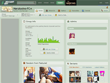 Tablet Screenshot of narutoxino-fc.deviantart.com