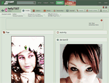 Tablet Screenshot of helly7307.deviantart.com