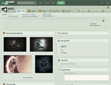 Tablet Screenshot of nx57.deviantart.com