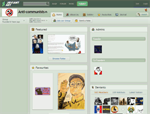 Tablet Screenshot of anti-communists.deviantart.com