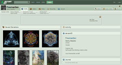 Desktop Screenshot of freemandan.deviantart.com