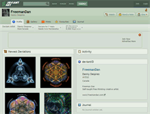 Tablet Screenshot of freemandan.deviantart.com