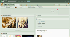 Desktop Screenshot of hugue-de-watteau.deviantart.com