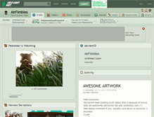 Tablet Screenshot of mrfimbles.deviantart.com